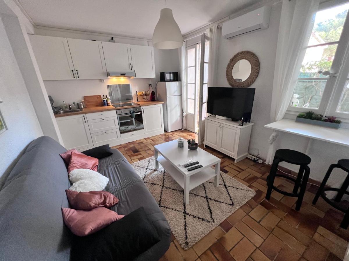 Sympathique Studio En Rez De Jardin Dans Residence Hyères Eksteriør billede